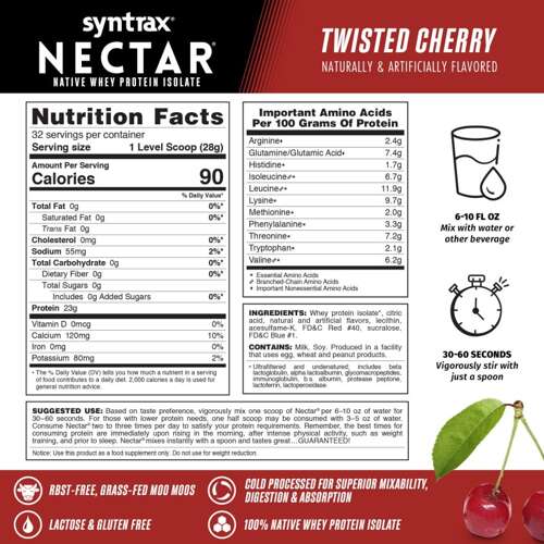 Syntrax Nectar Twister Cherry 907g