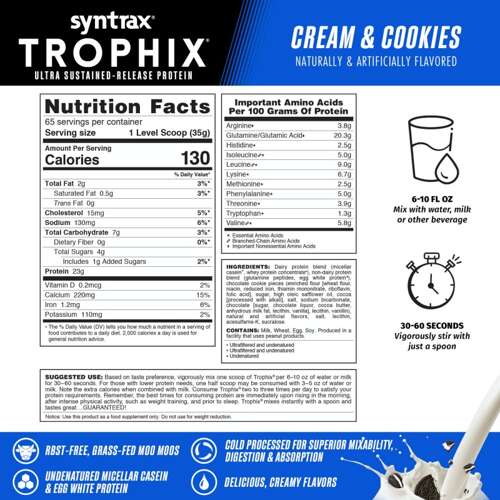 Syntrax Trophix Cookies Cream 2270g