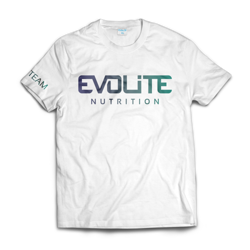 T-Shirt Evolite Nutrition Ultra White Size M
