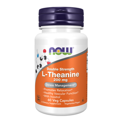 Now Foods Theanine 200mg 60vcaps