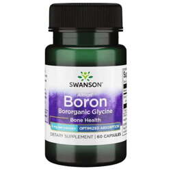 Swanson Albion Boron Bororganic Glycine 6mg 60caps