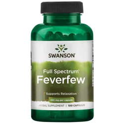 Swanson Feverfew 380mg - 100 caps 